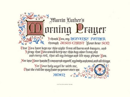 Awakenings Luther s Morning Prayer